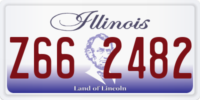 IL license plate Z662482