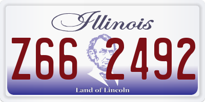 IL license plate Z662492