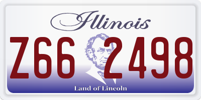 IL license plate Z662498