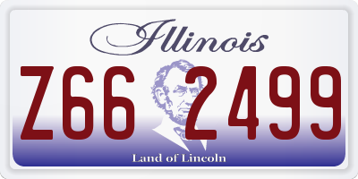 IL license plate Z662499