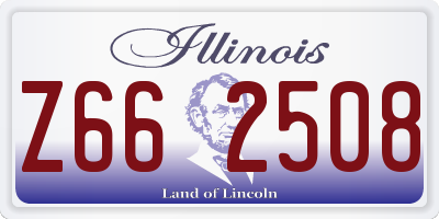 IL license plate Z662508