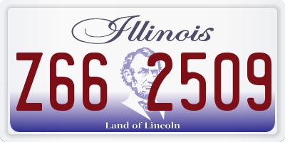 IL license plate Z662509