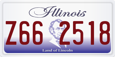 IL license plate Z662518