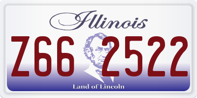 IL license plate Z662522
