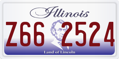 IL license plate Z662524