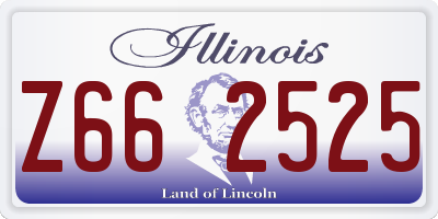 IL license plate Z662525