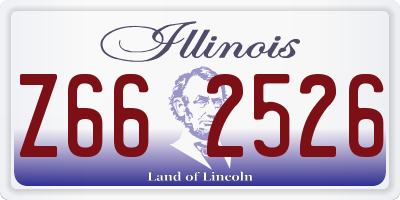 IL license plate Z662526