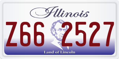 IL license plate Z662527