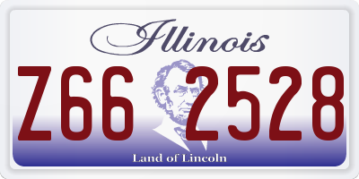 IL license plate Z662528