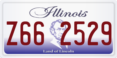 IL license plate Z662529