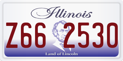 IL license plate Z662530