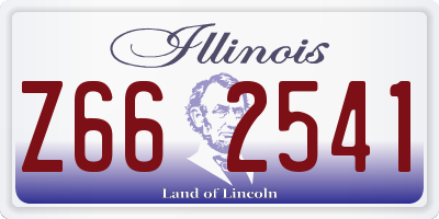 IL license plate Z662541