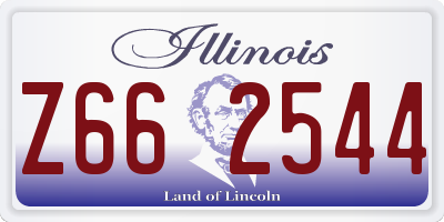 IL license plate Z662544