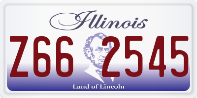 IL license plate Z662545