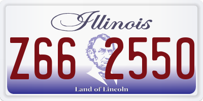 IL license plate Z662550