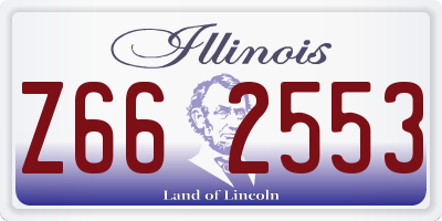IL license plate Z662553