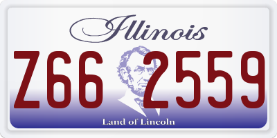 IL license plate Z662559