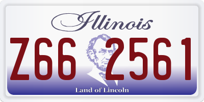 IL license plate Z662561