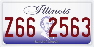 IL license plate Z662563