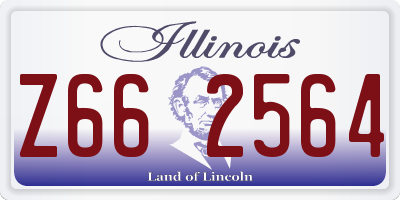 IL license plate Z662564