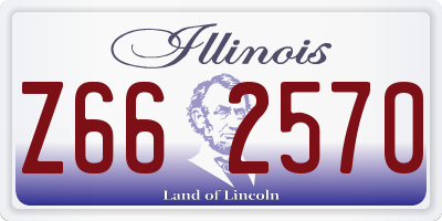 IL license plate Z662570