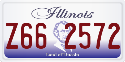 IL license plate Z662572