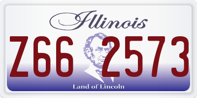 IL license plate Z662573