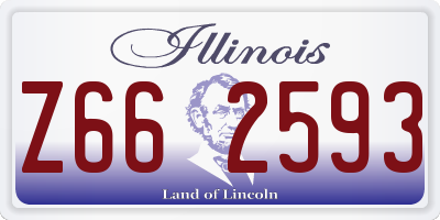 IL license plate Z662593