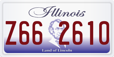 IL license plate Z662610