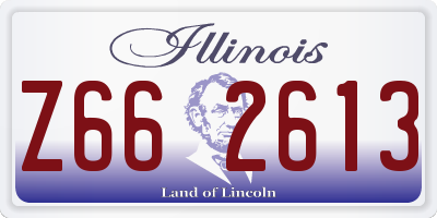 IL license plate Z662613