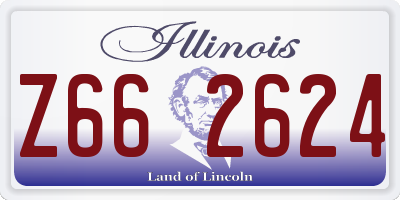IL license plate Z662624