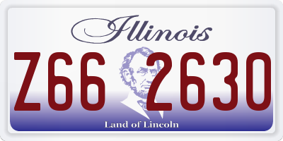 IL license plate Z662630
