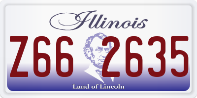 IL license plate Z662635