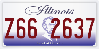 IL license plate Z662637