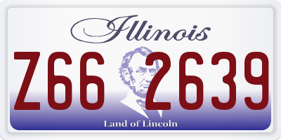 IL license plate Z662639