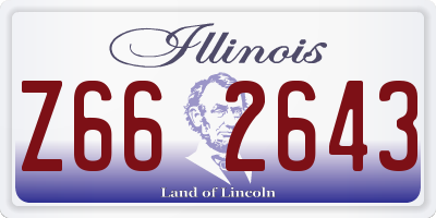 IL license plate Z662643