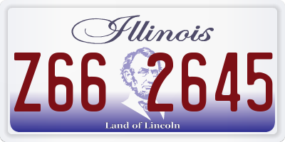 IL license plate Z662645