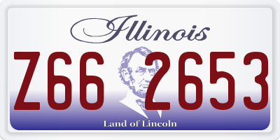IL license plate Z662653