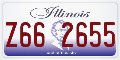 IL license plate Z662655