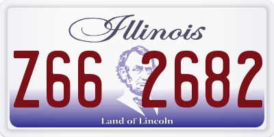 IL license plate Z662682