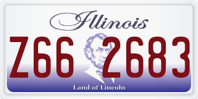 IL license plate Z662683