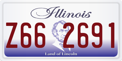 IL license plate Z662691