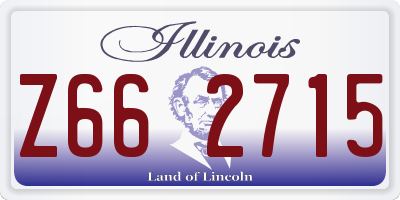 IL license plate Z662715