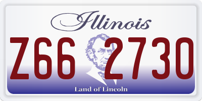 IL license plate Z662730