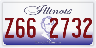 IL license plate Z662732