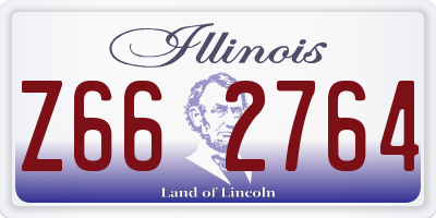 IL license plate Z662764