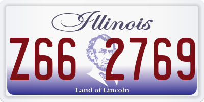 IL license plate Z662769