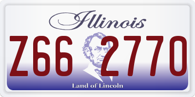 IL license plate Z662770