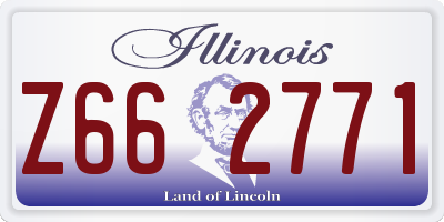 IL license plate Z662771