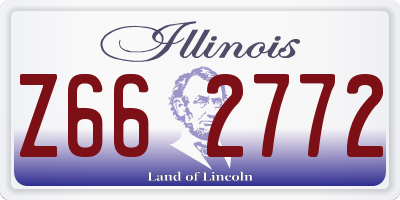 IL license plate Z662772